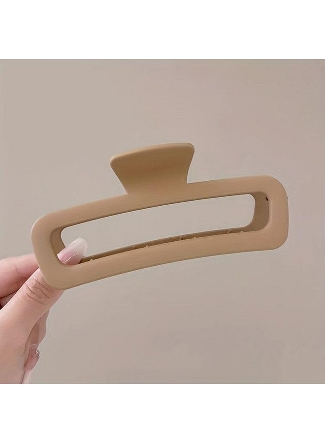 Freebies Large Hair Claw Clip In Pastel Colors,Hair Accessories Matte Hair Clips for Women Girls Korean style Hair Clutcher For Thick/Thin Hair Strong Hold Barrette Jumbo Hair Clips (Pk of 2 Any Colors) - Image 2
