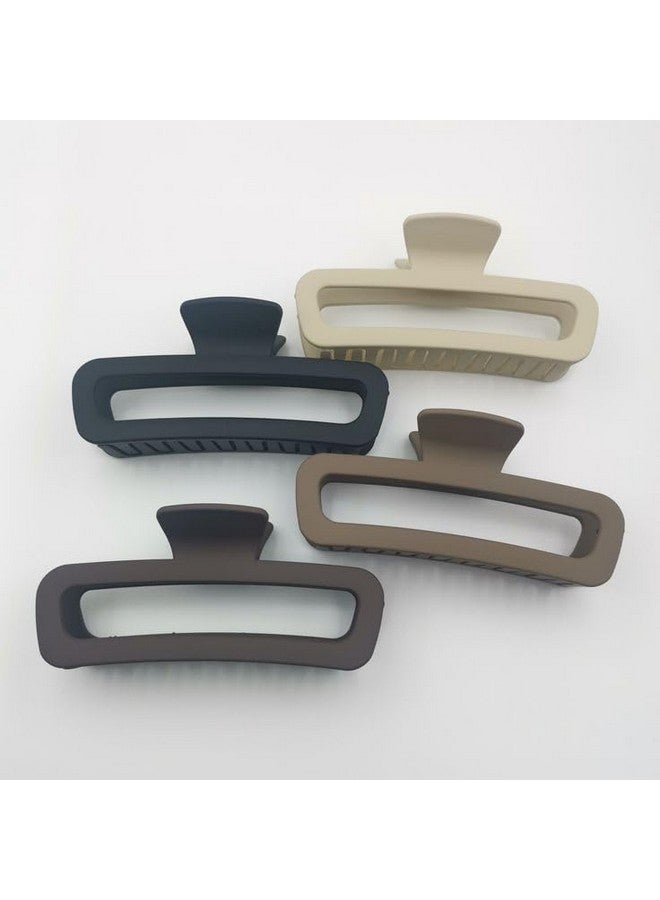 Freebies Large Hair Claw Clip In Pastel Colors,Hair Accessories Matte Hair Clips for Women Girls Korean style Hair Clutcher For Thick/Thin Hair Strong Hold Barrette Jumbo Hair Clips (Pk of 2 Any Colors) - Image 5