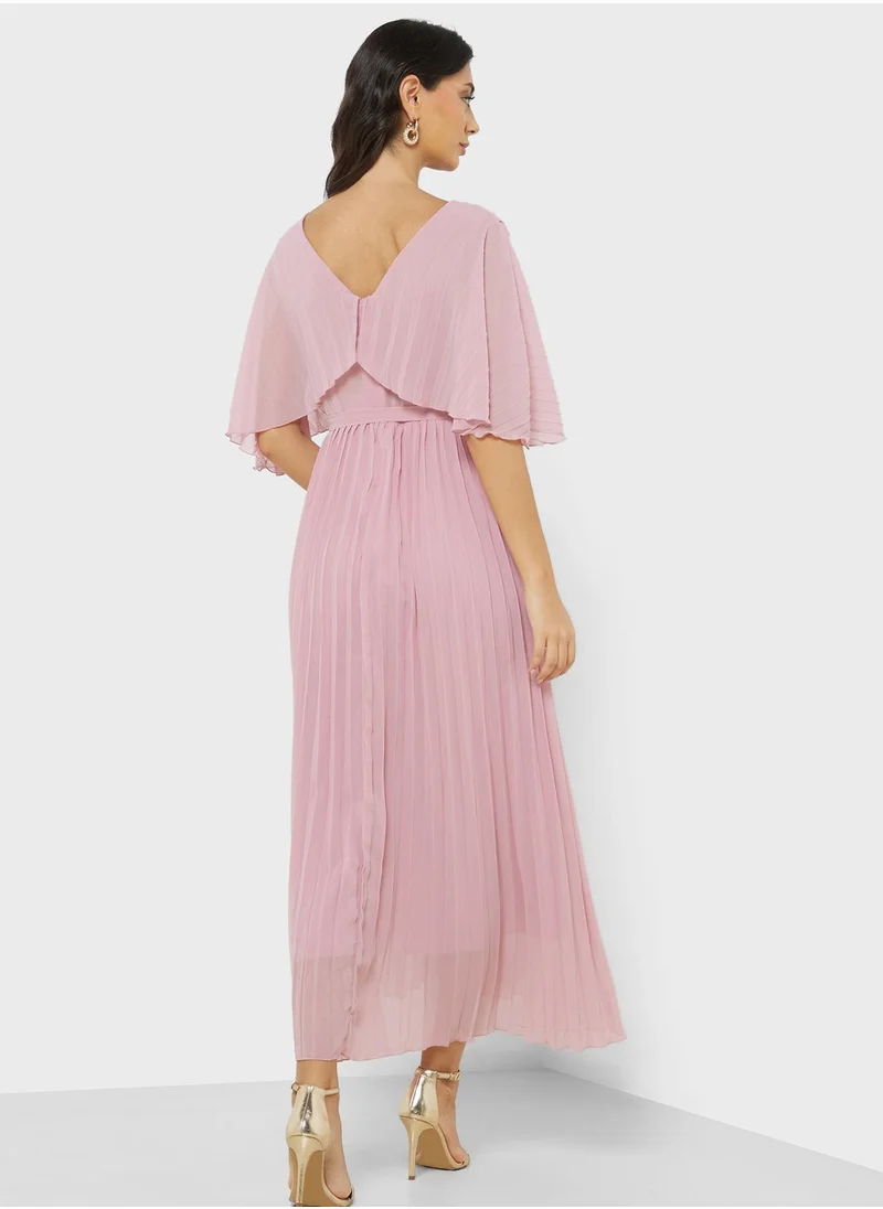 ELLA Pleated A-Line Dress