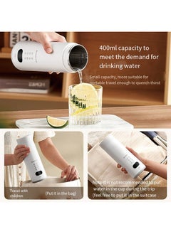 CHIGO CHIGO Portable Electric Water Cup - Mini Travel Heating Cup with 304 Stainless Steel, Adjustable Temperature, 400ml  - Image 4
