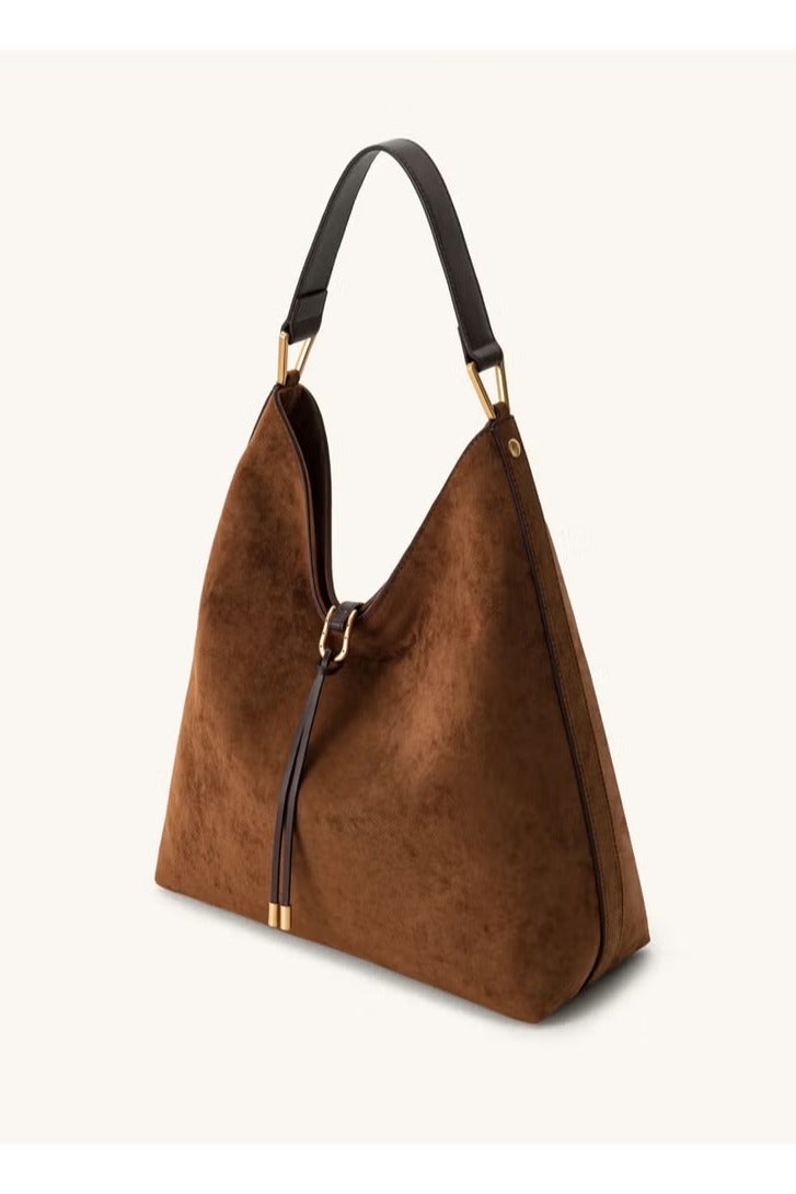 JW PEI JW PEI Tote Bag - Hobo Bag with Spacious Capacity, Effortlessly Chic Shoulder/Chest Bag — Brown  - Image 2