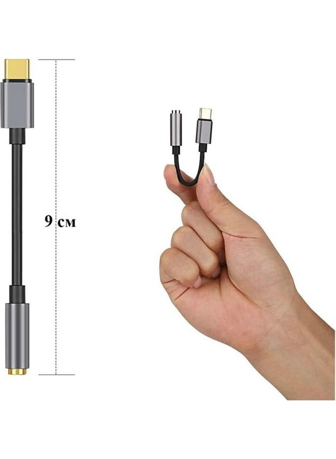 بيسوس محول سماعة رأس لهاتف iPhone 15، USB من النوع C إلى 3.5 ملم مقبس سماعة رأس أنثى Aux محول صوت دونجل لهاتف iPhone 15/15 Plus/15 Pro/15 Pro Max وiPad Pro وMacBook وGalaxy S23 وS22 والمزيد - Image 3