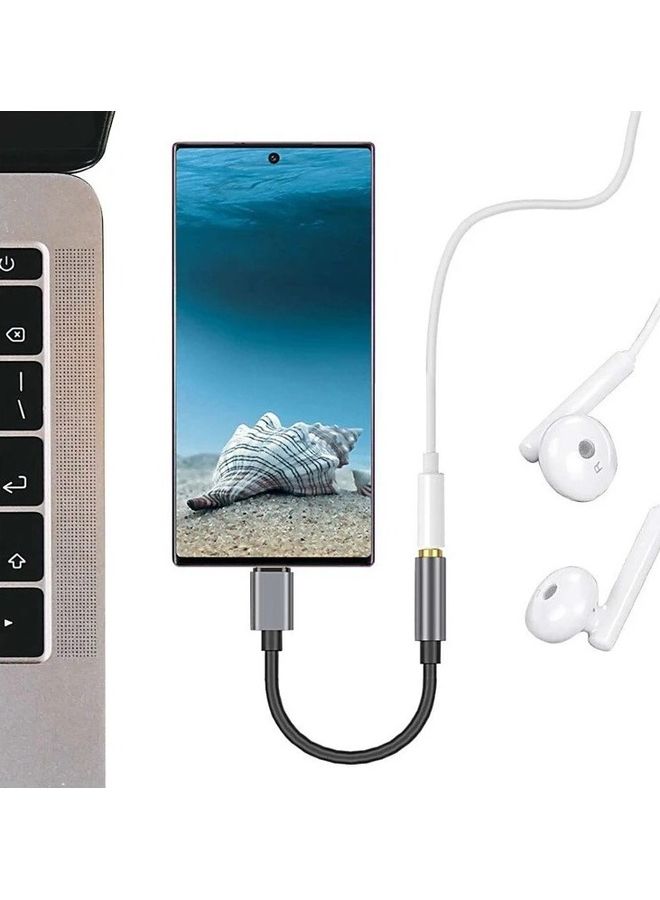 بيسوس محول سماعة رأس لهاتف iPhone 15، USB من النوع C إلى 3.5 ملم مقبس سماعة رأس أنثى Aux محول صوت دونجل لهاتف iPhone 15/15 Plus/15 Pro/15 Pro Max وiPad Pro وMacBook وGalaxy S23 وS22 والمزيد - Image 2