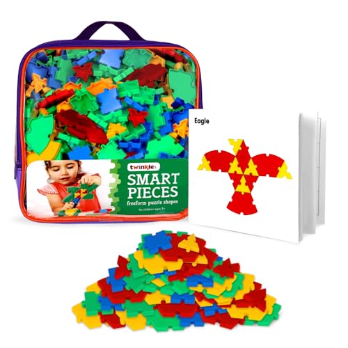 Twinkle Me Interlocking Puzzle Toy Big Pieces Great for Occupational Therapy and Fine Motor Skill Development Build STEM Skills at Home Car Road Trip Pocket Game Ages 3 and up Toddler Fun - Image 1