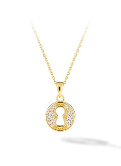 AWNL Love Lock Pendant Necklace For Women Sterling Silver Pendant Gift for Wife Girlfriend  - Image 1