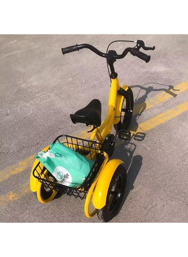 Bosheng Tricycle With Basket 12 Inch Yellow MN011 - Image 2