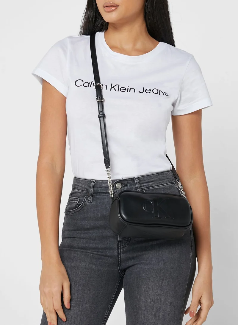 Calvin Klein Jeans Sculpted Logo Detailed Cross Body