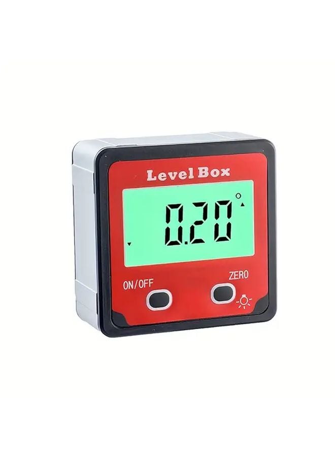 2 Button Digital Level Box With LCD Backlight High Precision 0 01 Degree Resolution - Image 1