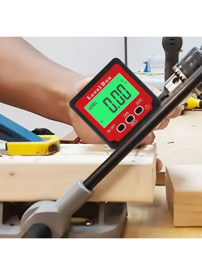 2 Button Digital Level Box With LCD Backlight High Precision 0 01 Degree Resolution - Image 5