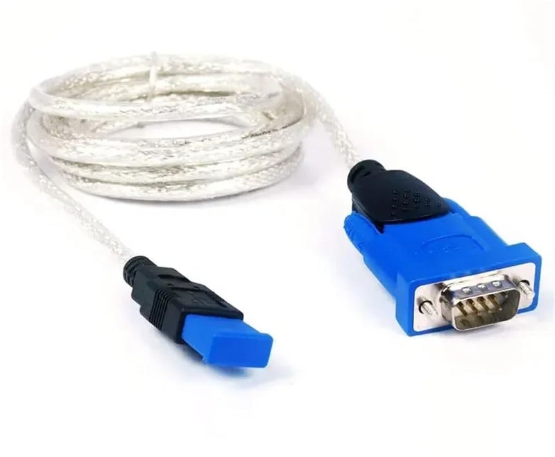 Industrial Grade PLC Conversion Cable USB to RS232 Serial Port Z-TEK Universal Data Programming Download Line USB-232 - Image 2