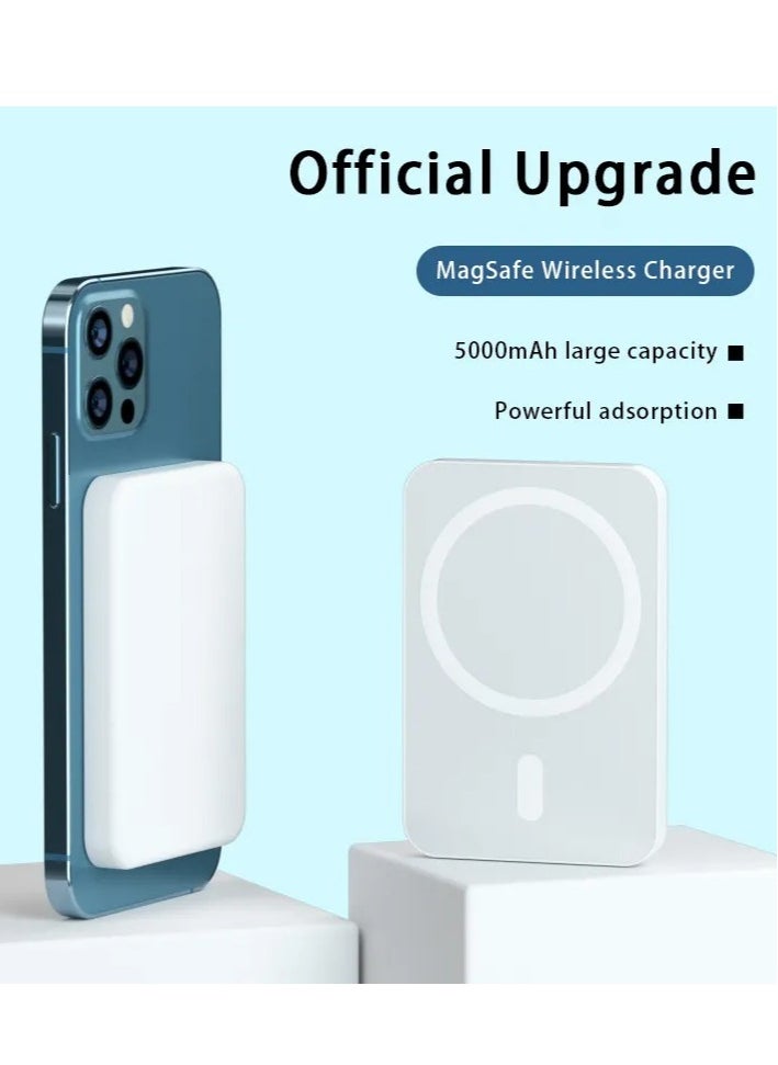 ELTRAZONE - 10000 mAh Magnetic MagSafe Wireless Portable Power Bank Charger - Image 1