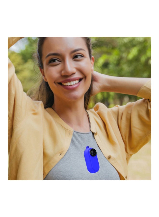 NIBEMINENT Wear-Resistant Protective Sleeve For Tiny Camera Blue  - Image 2
