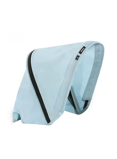 hauck Sun Canopy For Double Pushchair Swift X Duo, Upf 50 +, 3 Zones With Ventilation Outlets, Individual Summer Look, Easy To Install - Blue