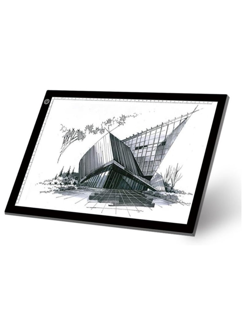 Portable A4 Tracing LED Copy Board Light Box, Ultra-Thin Adjustable USB Power Artcraft LED Trace Light Pad for Tattoo Drawing, Streaming, Sketching, Animation, Stenciling - Image 1