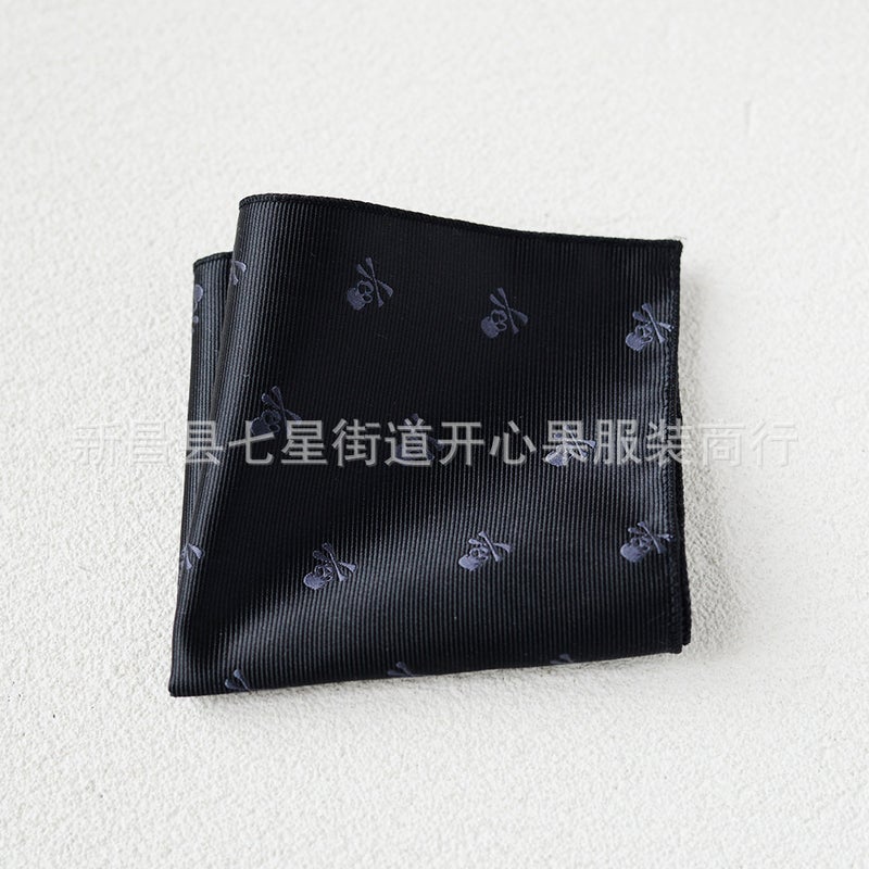 general Men's Polyester Pocket Square with Striped Pattern Fashion Accessory - Image 1