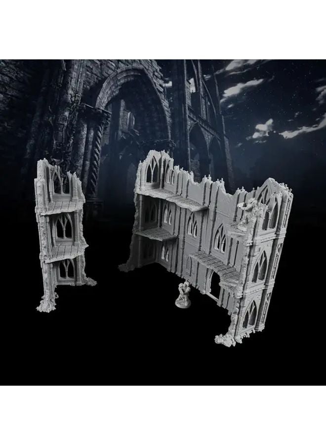 Empire Ruins Set Fantasy Building Terrain 3D Miniatures For Tabletop RPG Cosplay - Image 5