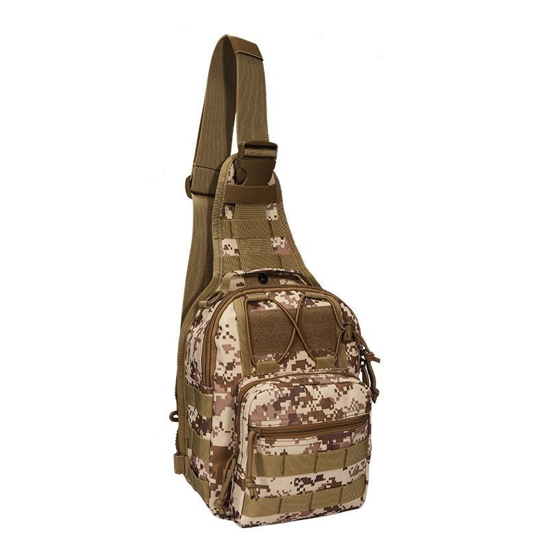 Camo Oxford Cloth 600D Encrypted Extra-Large Camouflage Chest Bag Shoulder Bag Outdoor Bag Crossbody Bag Tactical Small Chest Bag - Image 1