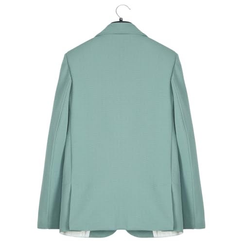 CHARCHIT Boys Regular Fit Plain Blazer and T-Shirt Green - Image 2