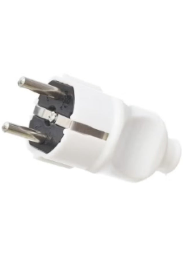 Heavy-duty male plug, 16 amps, 250 volts, heavy-duty plastic/16 amp/high load capacity - Image 1