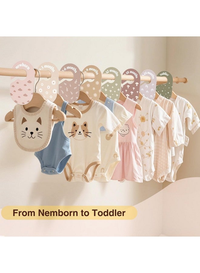 WSICSE Baby Closet Divider, Double-Sided Baby Clothes Organizer Nursery Closet Organizer for baby Clothes from Newborn to 24 Month - Image 4