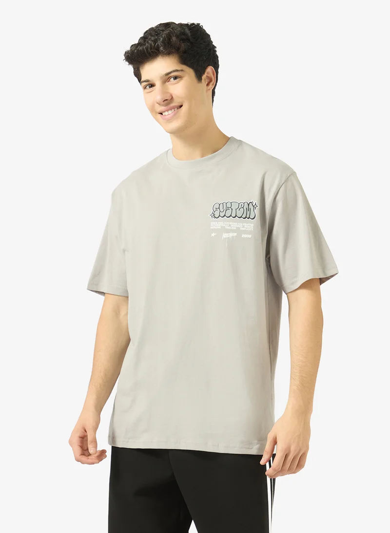 Ripples Mens Drop Shoulder T-shirt