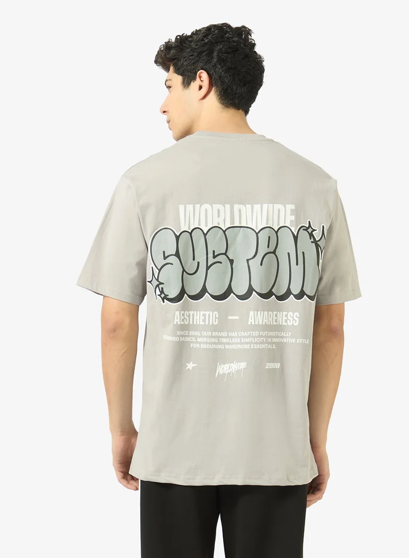 Ripples Mens Drop Shoulder T-shirt