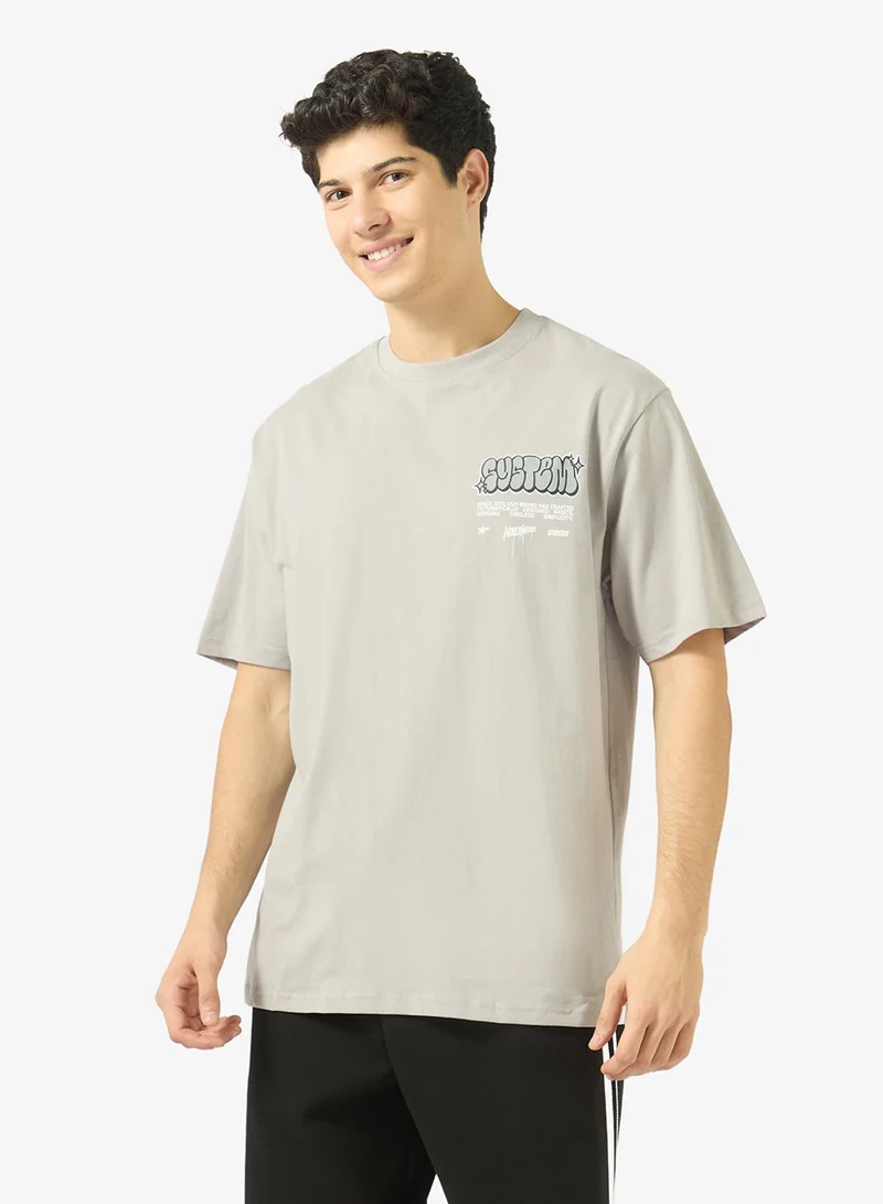Ripples Mens Drop Shoulder T-shirt
