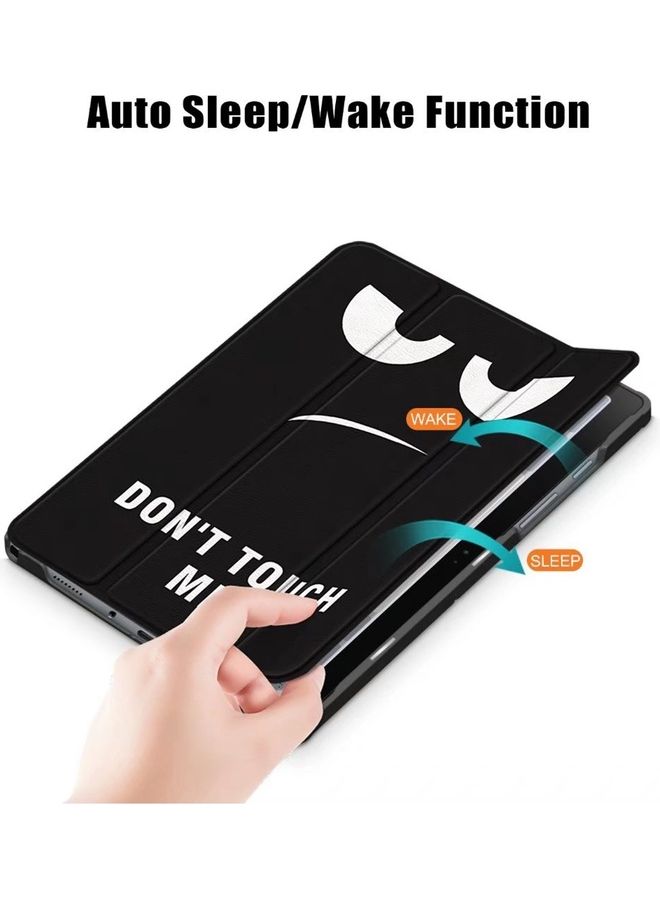 Alyashmac Big Eyes Flip Cover For Samsung Galaxy Tab A8 2021 Multicolour - Image 2