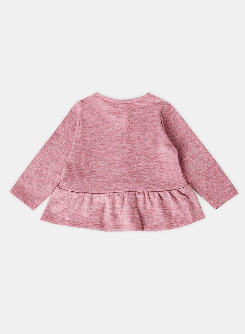 NAME IT Infant Peplum Cardigan - Image 2