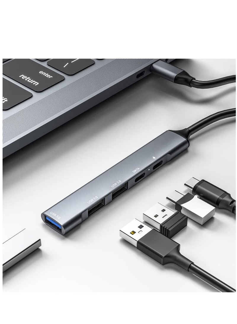 كابتن تيك 5 in 1 USB C Hub Multiports Type C Dock to USB 3.0 2.0 Adapter for Steam Deck, MacBook Pro/Air 2022, iPad Pro/Air 2022, Galaxy S22/S23 Ultra, Huawei Mate XS 2/P50/MateBook - Image 4