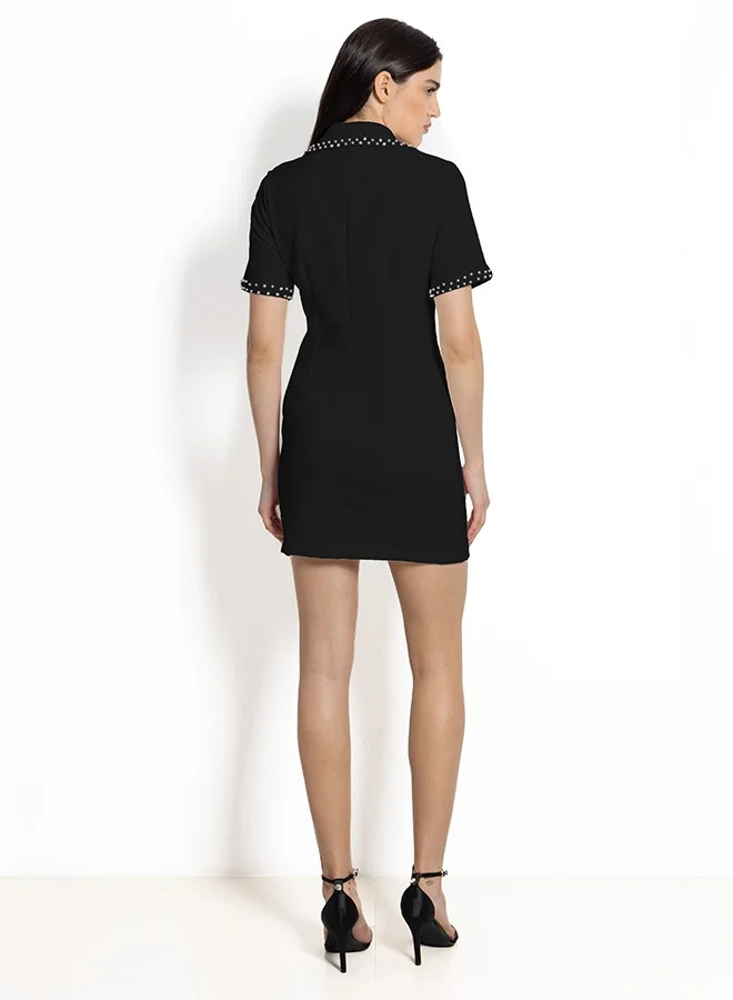 SHAPES Pearl Collar Dress