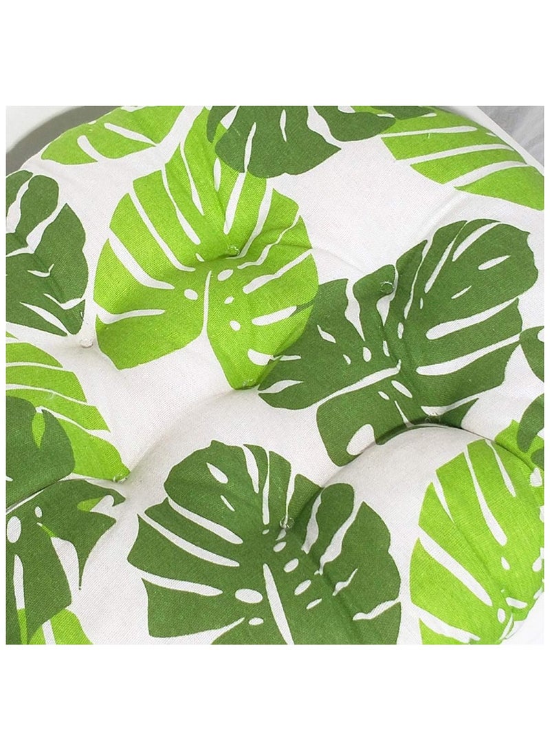 Anna Comfortable Cotton Linen Breathable Round Chair Cushion for Home and Office - Image 4