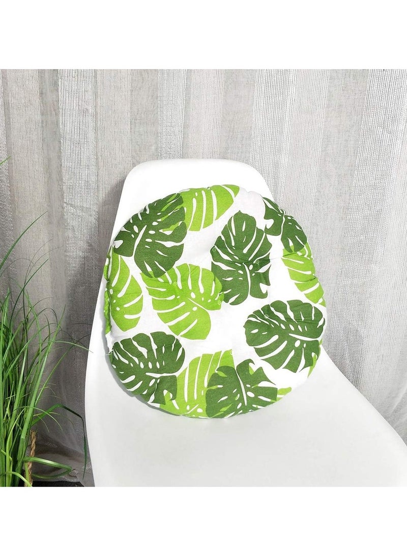 Anna Comfortable Cotton Linen Breathable Round Chair Cushion for Home and Office - Image 3