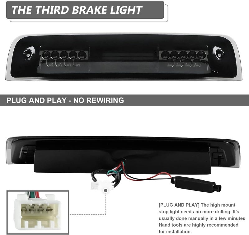 Gubebaili LED Third Brake Light for Dodge Ram - Image 4