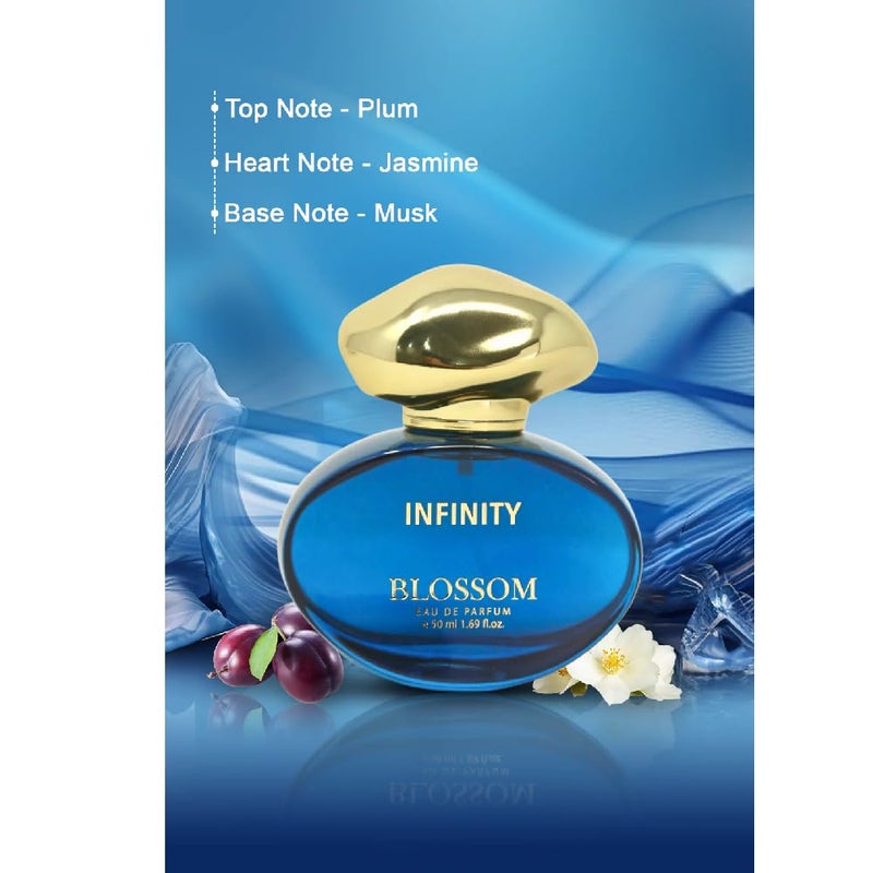Infinity Infinity Blossom 50 ml Eau De Parfum Long Lasting EDP Perfume  - Image 2