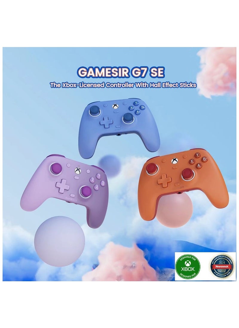 General - Professional Gamepad GameSir G7se Wired Color Gaming Controllers for Xbox Series X/S, Xbox One, Windows 10/11 Plug Steam and Play Gamepad with Hall Effect Joysticks/Hall Trigger Orange - Image 1