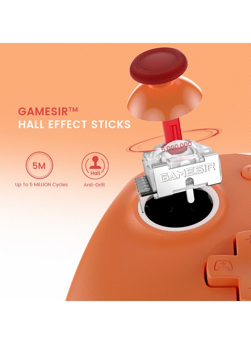 General - Professional Gamepad GameSir G7se Wired Color Gaming Controllers for Xbox Series X/S, Xbox One, Windows 10/11 Plug Steam and Play Gamepad with Hall Effect Joysticks/Hall Trigger Orange - Image 1
