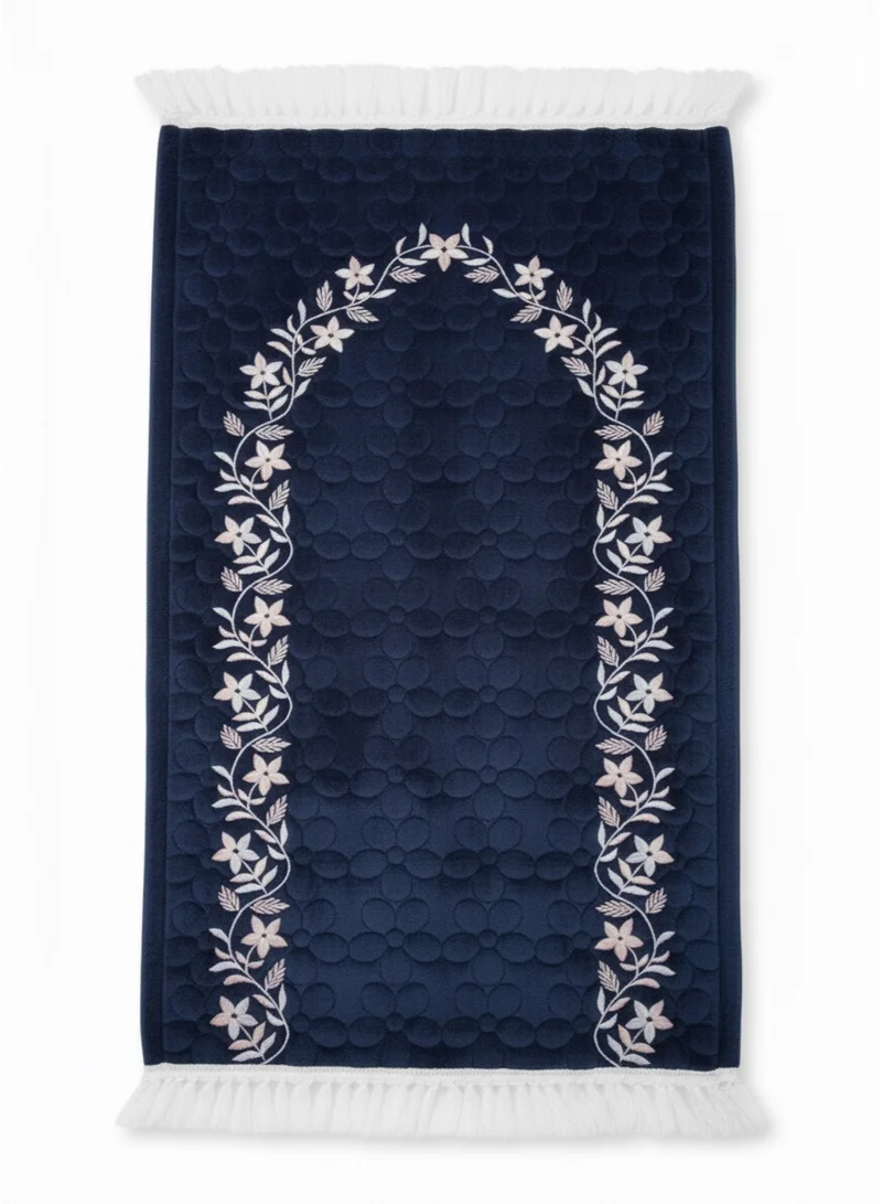 Hadiyath Al Madinah Embroidered Prayer Dress & Prayer Mat (2 Pcs) - HM