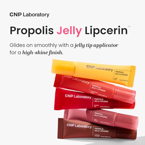 CNP Propolis Jelly Tinted Lipcerin 04 Cherry Pie Hydrating Lip Balm Gloss with Manuka Honey Hyaluronic Acid Stocking Stuffers Gifts for Women 03 floz - Image 3