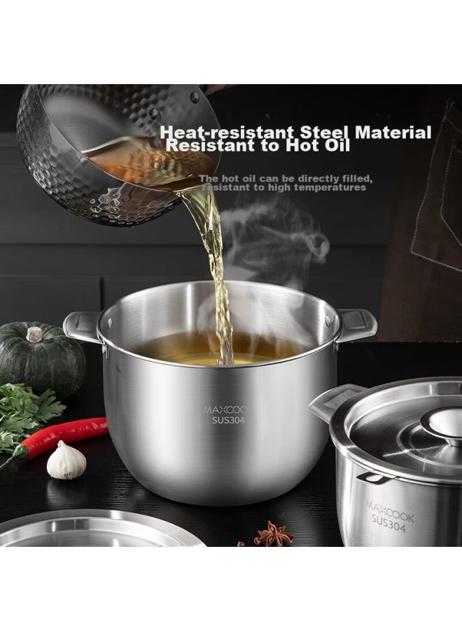 MAX COOK Meichun 304 Stainless Steel Lard Container Seasoning Bowl, Lard Bowl Seasoning Jar, 2.8l With Lid Mcwa9004 - Image 5