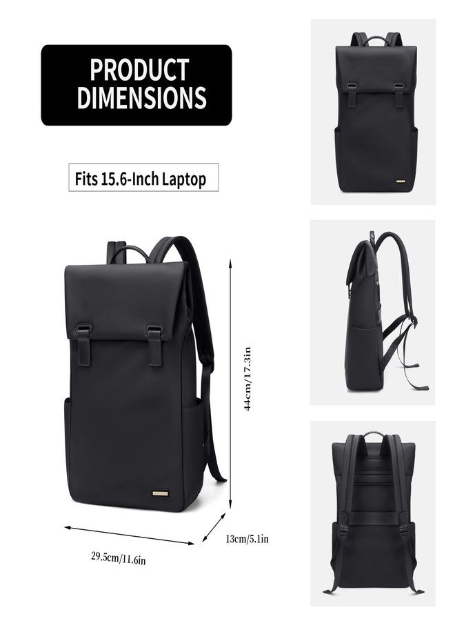 GOLF QUALITY Women Laptop Backpack Travel Commute College Commute College Fit 15.6", Elegant Black, 15.6 inch, Casual - Image 5