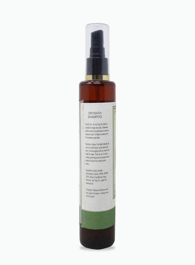 Plushmate Oh My Dog Forest Safari Pet Dry Bath Shampoo Helps In Making Hair Soft & Smooth, Kills Ticks & Lice For Dogs, Puppies, Cats And Kittens-200 Milliliter - Image 2
