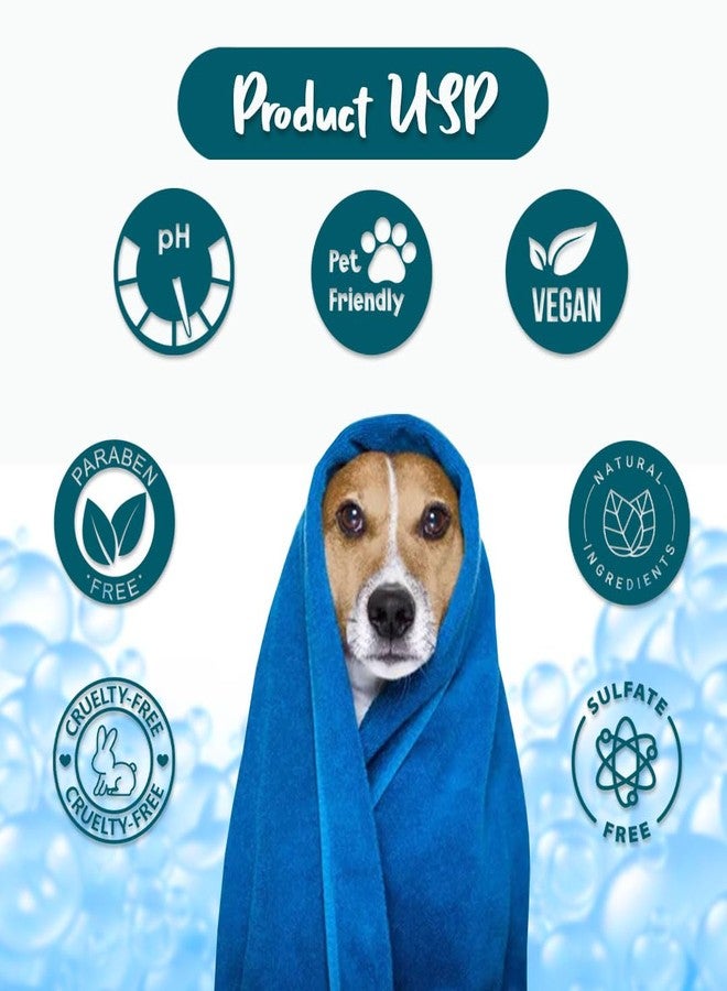Plushmate Oh My Dog Forest Safari Pet Dry Bath Shampoo Helps In Making Hair Soft & Smooth, Kills Ticks & Lice For Dogs, Puppies, Cats And Kittens-200 Milliliter - Image 3