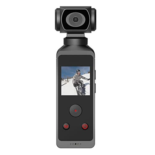 4K HD Camera, 270° Rotatable Large Wide Angle, 30m/98ft Underwater Camera with & Mic for Outdoor Riding Diving Shooting, 1000mAh Rechargeable