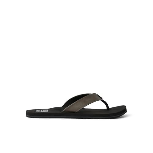 Reef Twinpin Mens Beach Flip Flop, Soft Cushion Footbed, Water Friendly, Grey, 10 - Image 5