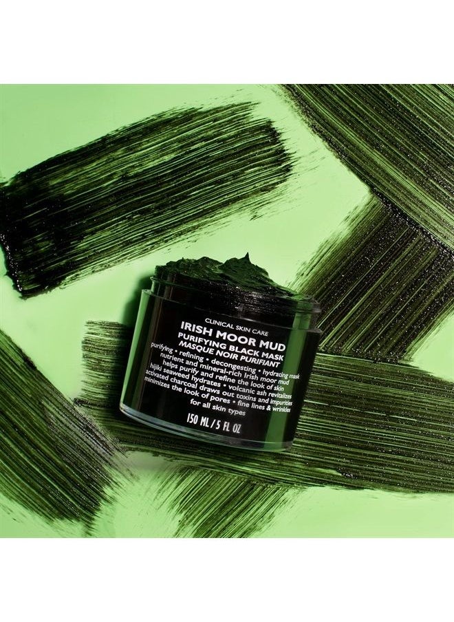 PETER THOMAS ROTH - Irish Moor Mud Purifying Black Mask | Decongesting Facial Mask, Helps Reduce the Look of Pores, Fine Lines and Wrinkles 5 Fl Oz (Pack of 1) - Image 1