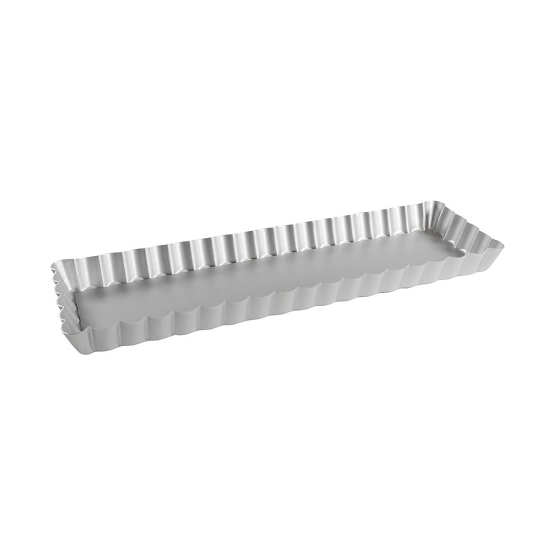 Fat Daddio's PFT-1375 Rectangle Fluted Tart Pan, 13.75 x 4.25 Inch - Image 2