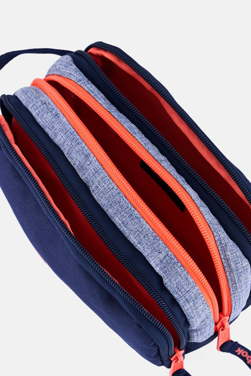 Reebok Kids Boy Brand Logo Three-Compartment Pencil Case, Multicolor - Image 3