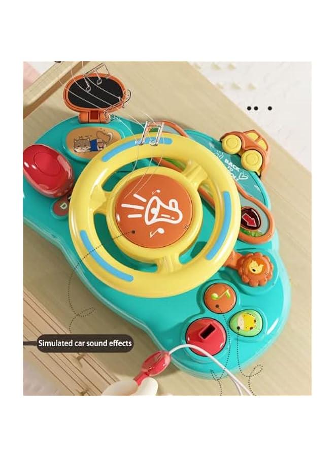 BWSJ Toddler Steering Wheel Toy Baby Interactive Learning Toy, Musical Toy with Light and Sound for Preschool Kids,Boys Girls Birthday  Early Educational for Toddlers - Image 5