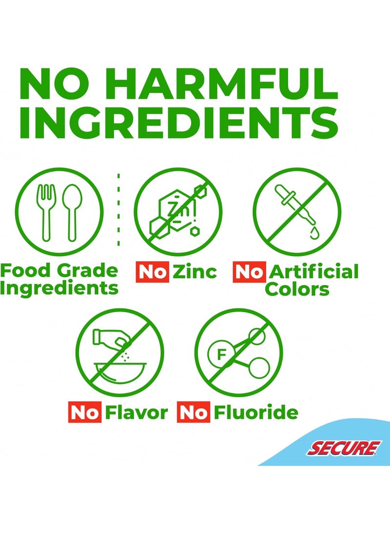 Secure Sensitive Denture Adhesive with Aloe Vera & Myrrh â€“ 12-Hour Max Hold â€“ Patented Waterproof Seal â€“ for All Denture Types â€“ Food Grade Ingredients â€“ 1.4 oz - Image 4